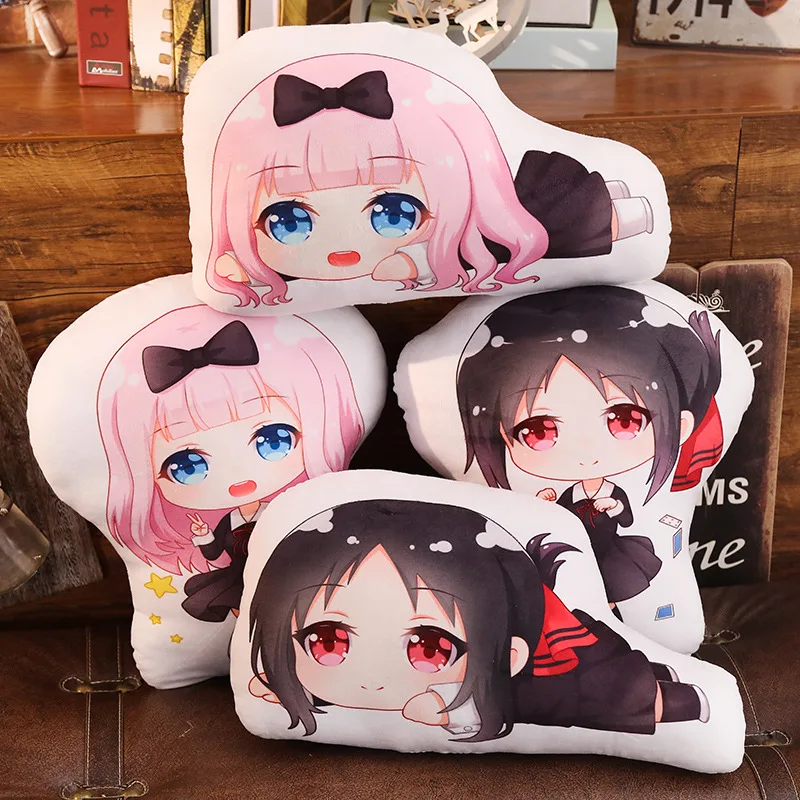 Shinomiya Kaguya Fujiwara Chika Подушка Игрушка Аниме Кагуя сама любовь война короткая