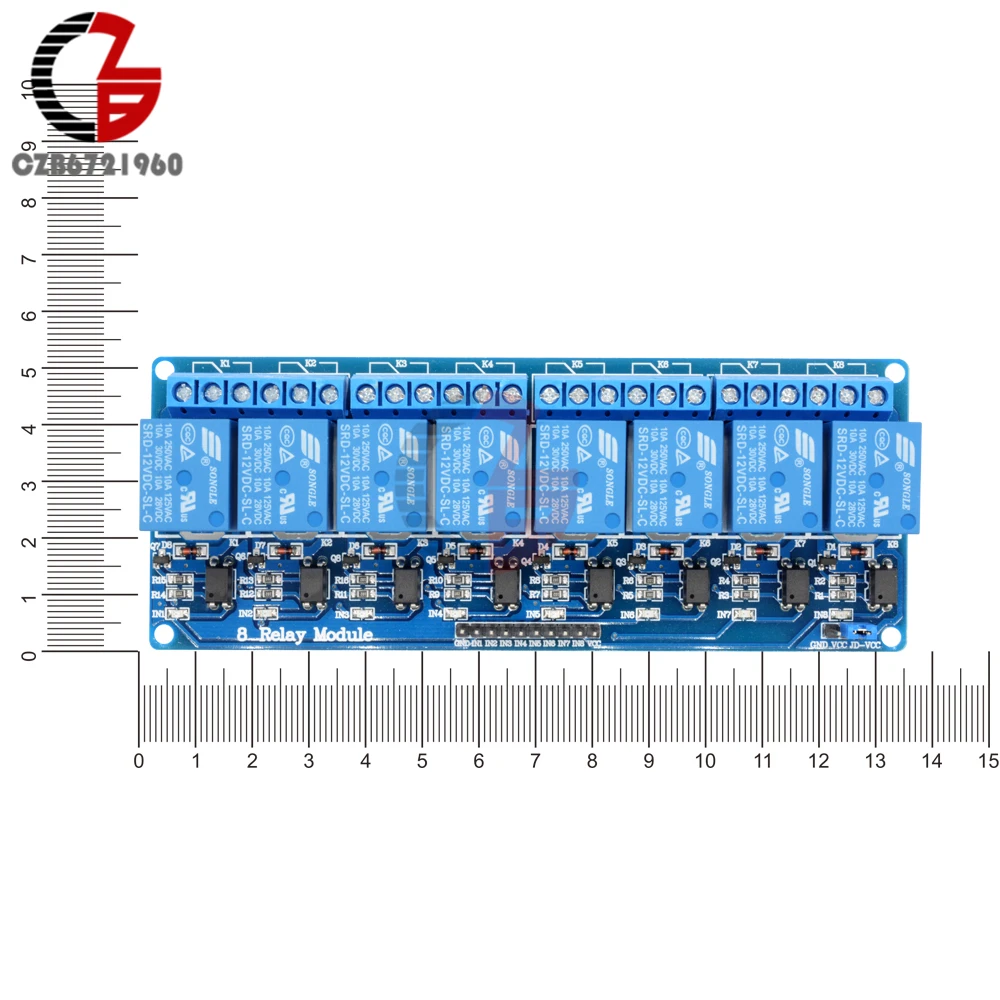 12 В 8 каналов Optokoppler релейный модуль для Arduino AVR PIC DSP ARM MSP430 TTL logic | Обустройство дома