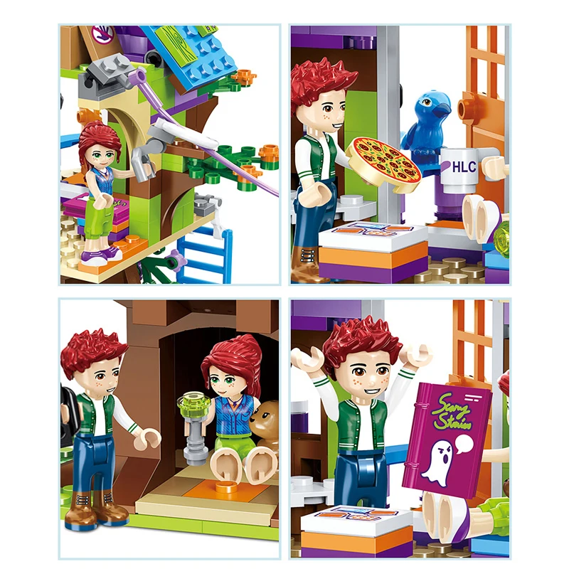 357 шт девушка дружба сердце озеро строительные блоки Миа дерево дом совместимые