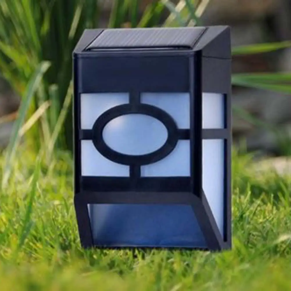 New Solar Powered Wall Mount LED Light Garden Path Outdoor Fence Yard Lamp WT outside lights led solar lamp outdoor lanterns 391 | Лампы и