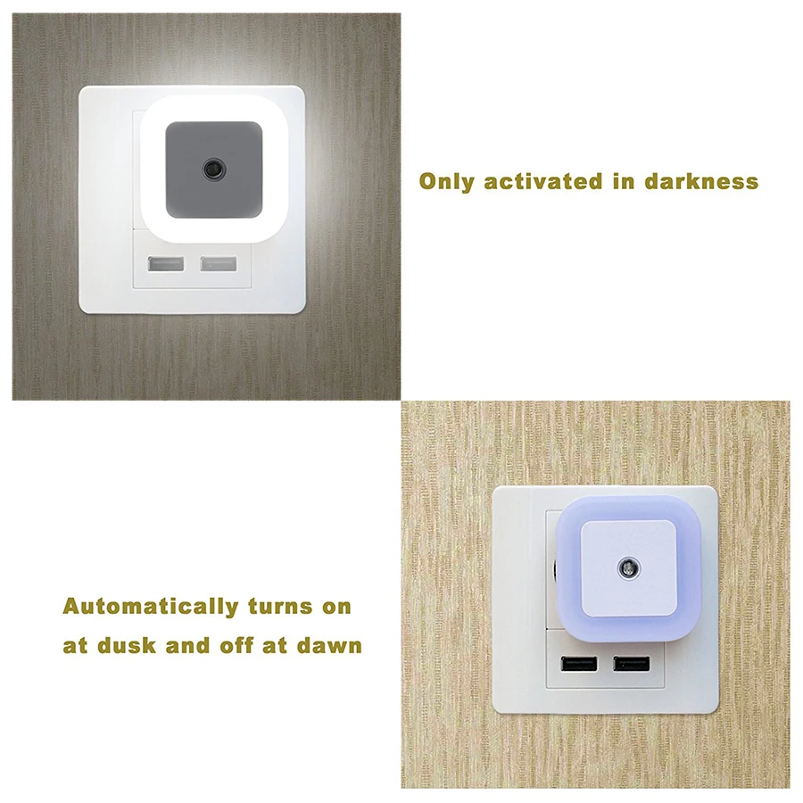 Умный светодиодный ночник с мини датчиком 1 шт. для экстренных случаев