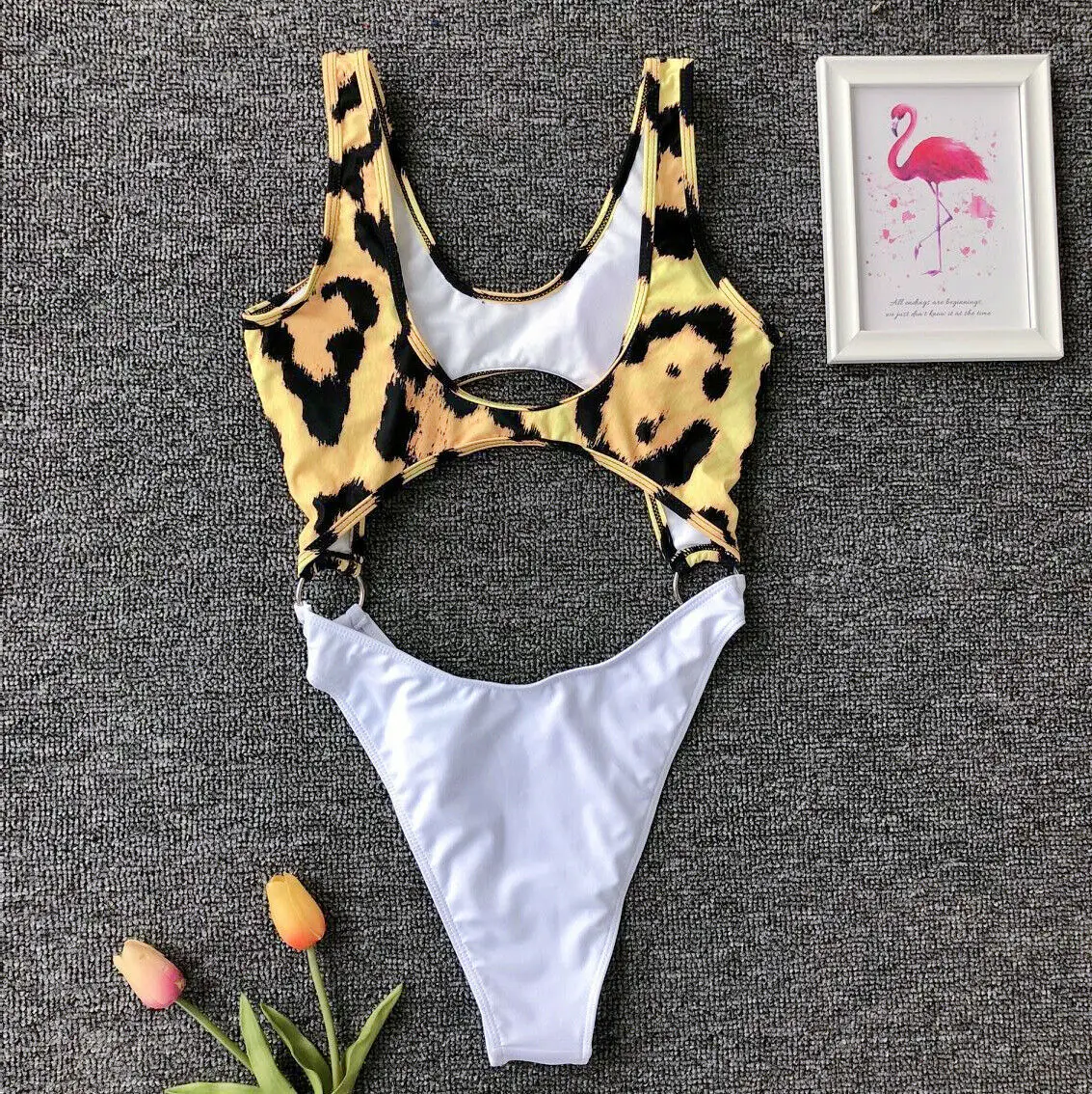 Новинка 2019 хит продаж женский леопардовый купальник с принтом змеи сексуальный