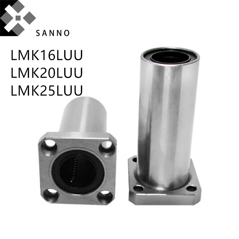LMK16LUU LMK25LUU квадратный длинный линейный втулка подшипника LMK LUU прямой подшипник