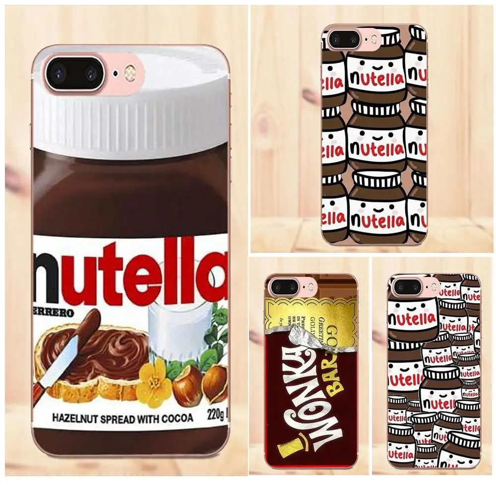 Еда шоколад Tumblr Nutella Alenka бар Wonk для Huawei G8 Honor 5C 5X 6 6X 7 8 9 Y5II Mate P7 P8 P9 P10 P20 Lite Plus