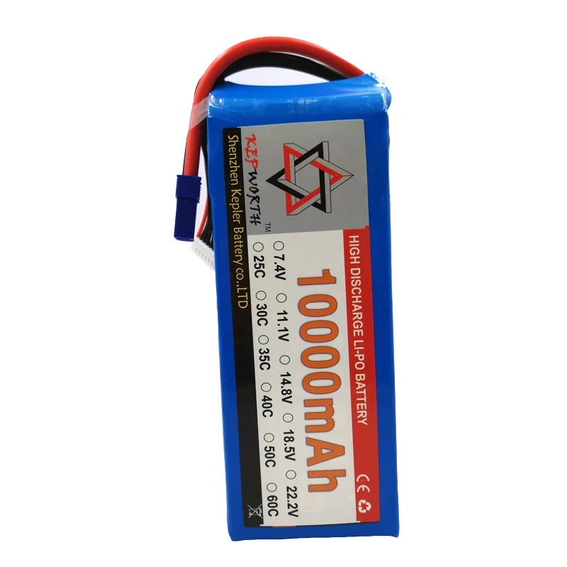 2S 7 4 V RC Lipo батарея 10000mAh 25C Высокая емкость для вертолета Дрон самолет автомобиль