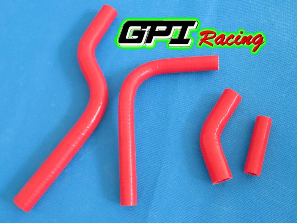 Силиконовый шланг радиатора GPI для KAWASAKI KXF250 KX250F KX 250F SUZUKI RMZ250 RMZ 250 2004 04 красный|suzuki