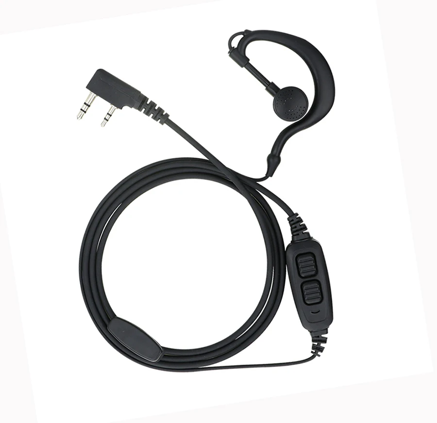 10pcs Earpiece Headset for CB Radio Walkie Talkie Baofeng UV5R UV-82 BF-888S for Kenwood Walkie Talkie Accessories Headphone