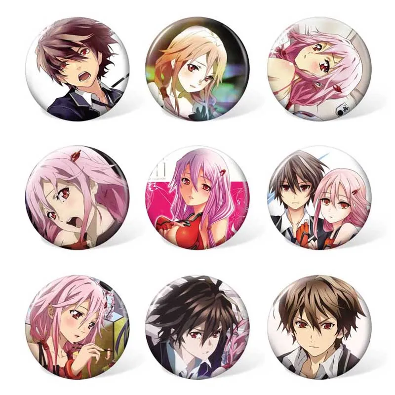 Guilty Crown значок аниме мультфильм ума Шу и YUZURIHA INORI костюм брошь для рюкзака или