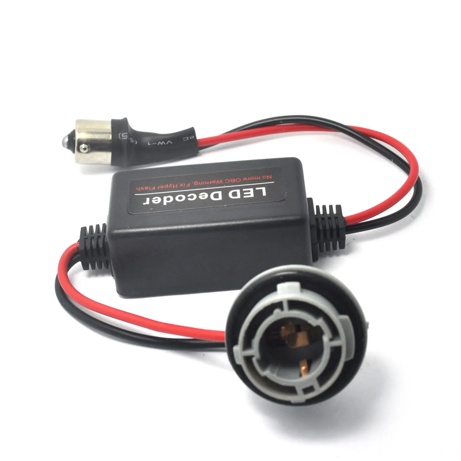 

Hot LED Decoder Light Bulb Warning Canbus Error Free Load Resistor Socket For BMW For Benz DC12V X66