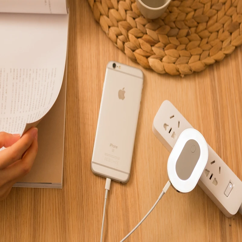 Сенсорный светодиодный ночник настенное зарядное устройство безопасный умный