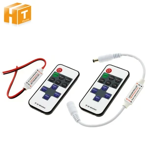 Контроллер светодиодной ленты DC12-24V DC  Wire Connector + 11key RF Wireless Controller для одноцветной светодиодной ленты