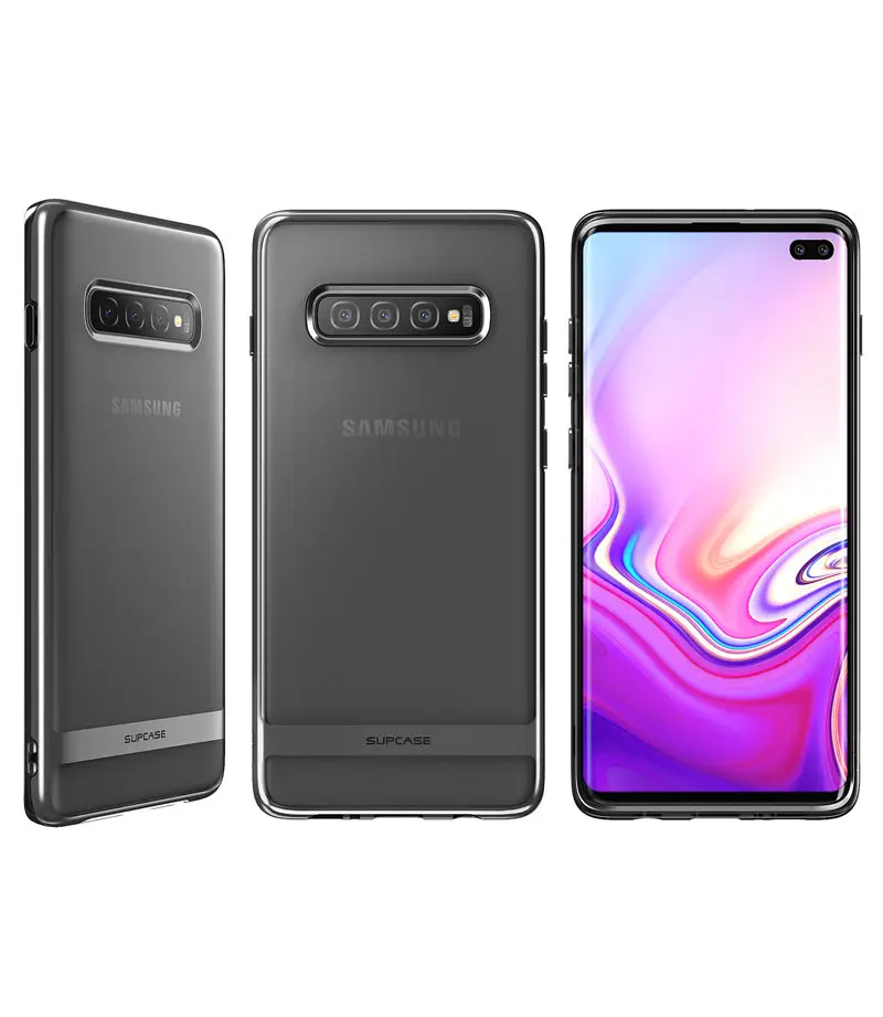 SUP чехол для samsung Galaxy S10 Plus чехол 6,4 дюймов UB Metro Премиум Тонкий Мягкий ТПУ чехол с гальваническим покрытием Прозрачный чехол