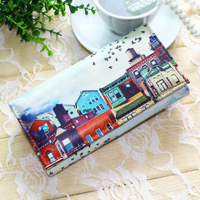 Женские кошельки сумочки Длинный кошелек из мягкой искусственной кожи для монет