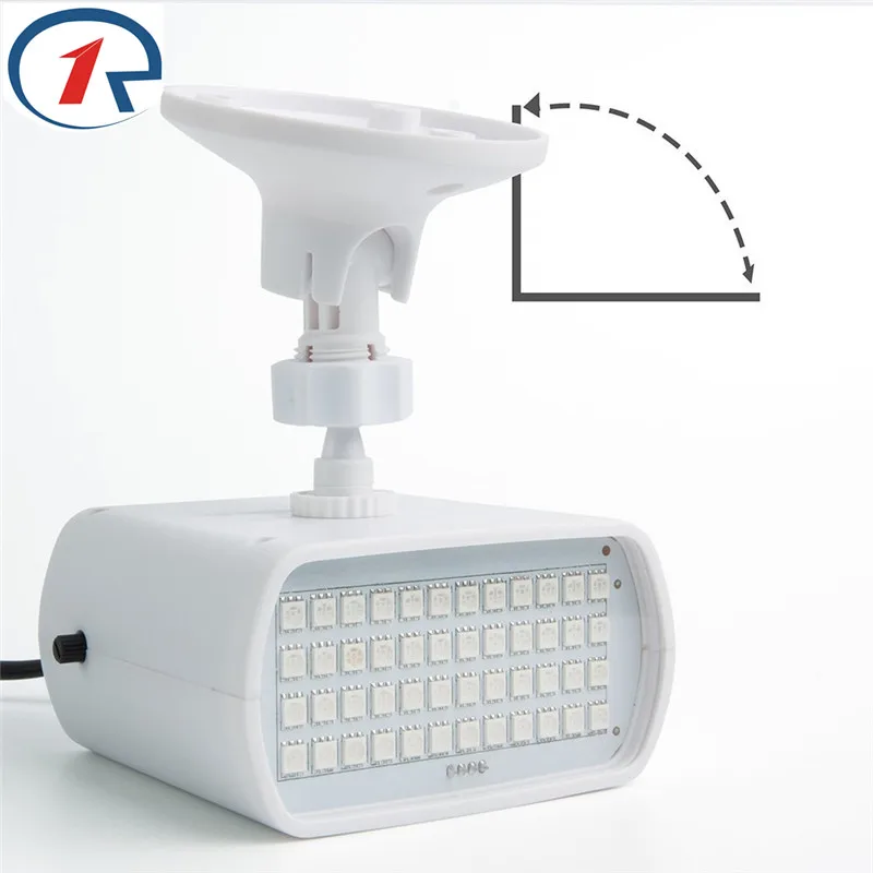 ZjRight 48 LED Strobe Lights Flash Adjustable Sound Control Disco DJ Stage Party Wedding Show Club plant concert night Lighting | Лампы и