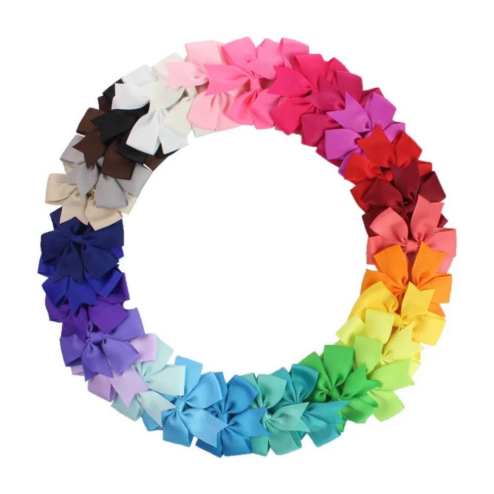 30 шт. = партия бутик Женские аксессуары для волос Новый Дизайн ленты Заколки луки