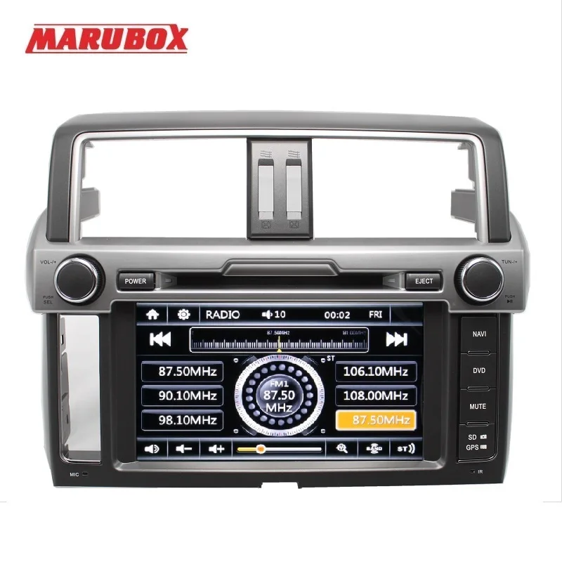 Штатная магнитола для Toyota Land Cruiser Prado 2013 2017 MARUBOX M8651 (для авто без монитора) Штатное