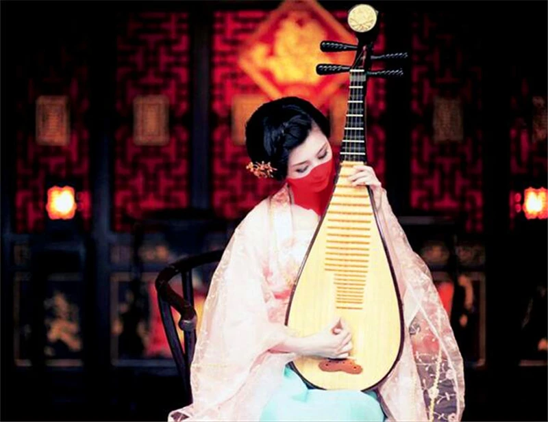Китайская лютня Pipa Dunhuang Pipa 597, национальный струнный инструмент Pi pa Linfa, игра для взрослых, 102 см, цвет Pipa, дерево для начинающих (art.: 3920cc6940163) - 3920cc6940163