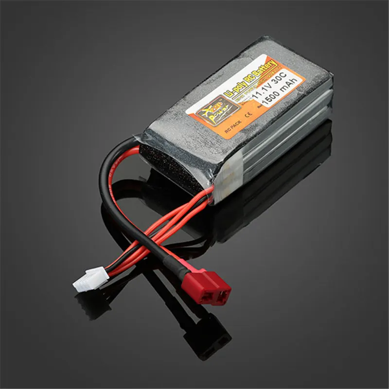High Quality ZOP Power 11.1V 1500MAH 30C Lipo Battery T Plug | Игрушки и хобби