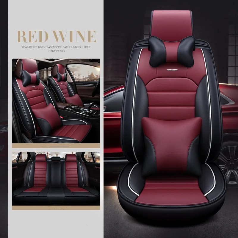 wine red Сиденья автомобили мест Обложки протектор для Honda пилот Spirior поток urv Ур-V vezel XRV XR- V 2006 2005 2004 2003 - Название цвета: wine red