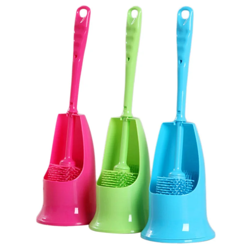 'Лучшее' силиконовая длинная ручка туалетная щетка двухсторонняя портативная