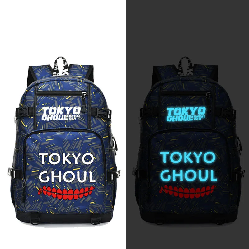 Рюкзак Tokyo Ghoul Kaneki Ken аниме модный дорожный рюкзак для ноутбука с usb портом