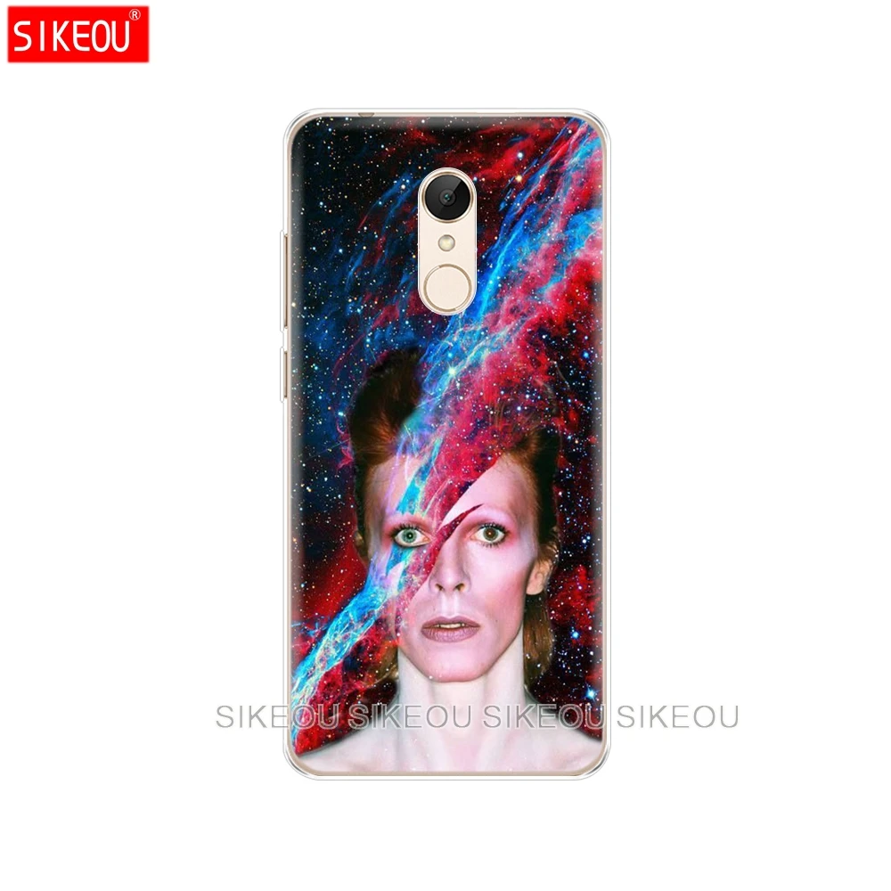 Силиконовый чехол для телефона Xiaomi redmi 5 4 1s 2 3 3s pro PLUS note 4X 4A 5A David Bowie Art|Бамперы| |