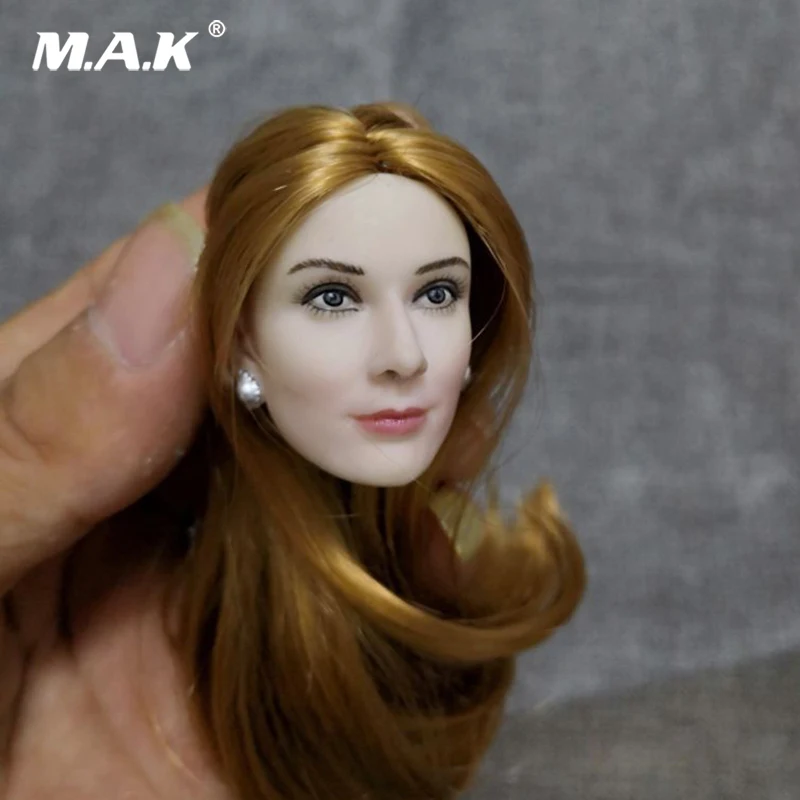 

1/6 Scale Accessory Evan Rachel Wood Blond Pale Head Sculpt Carving Head Carved Model for 12" Phicen Figure Body Toy