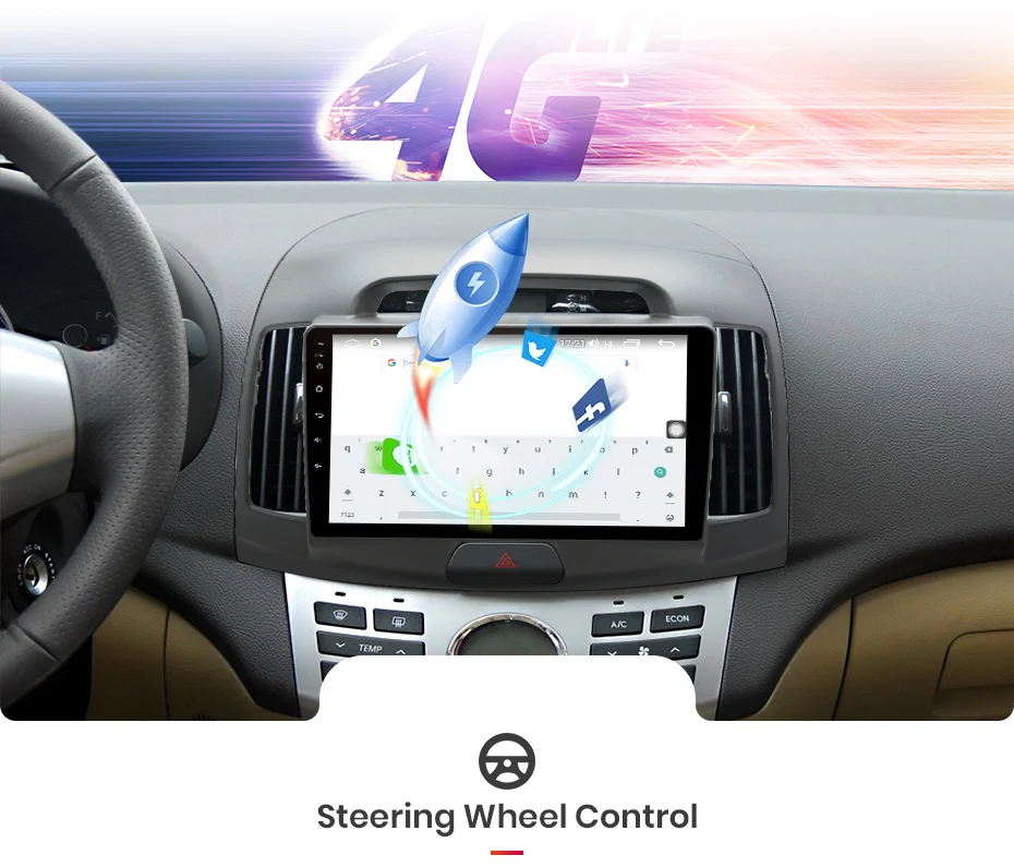 Junsun 4G+ 64G CarPlay DSP Android 8,1 автомобильный Радио Мультимедиа Стерео Аудио плеер gps 2 Din для hyundai Santa Fe 2 2006-2012 без DVD