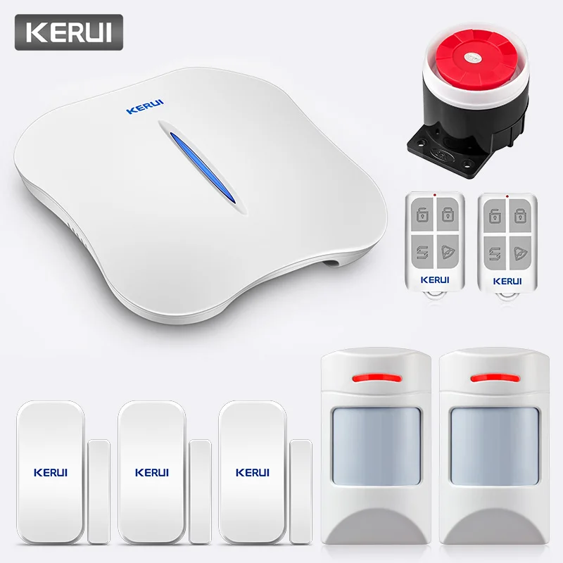 KERUI W1 Голосовая подсказка Домашняя безопасность беспроводная WiFi PSTN система