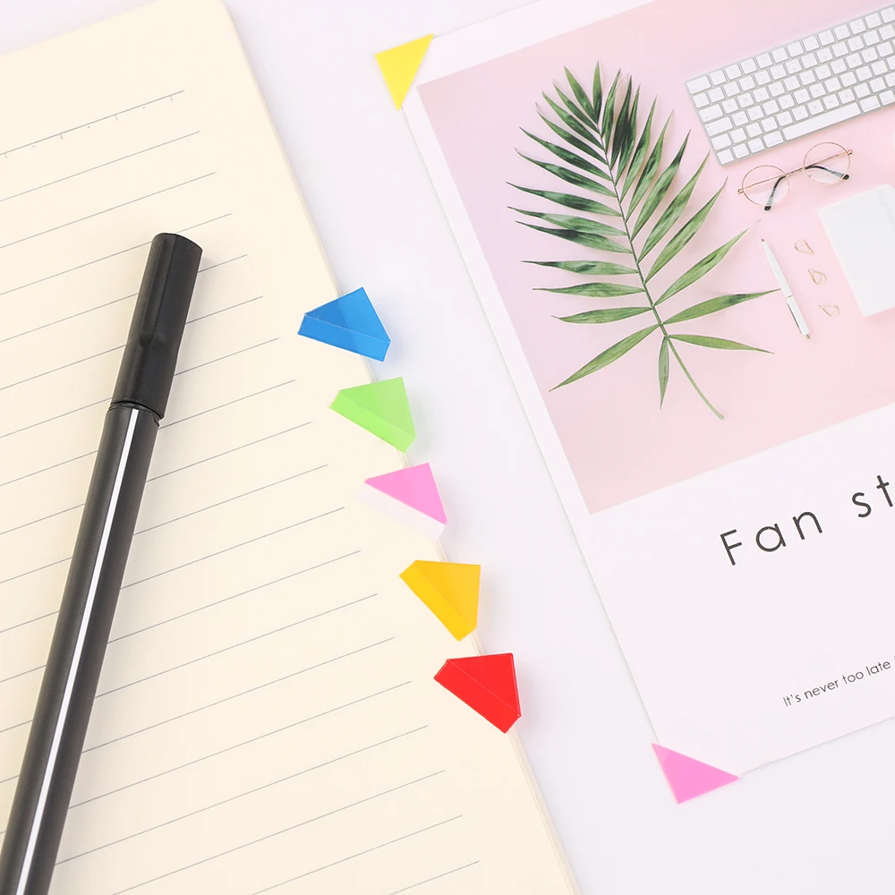 10 листов сделай сам однотонные непрозрачные Угловые бумажные наклейки рамка для