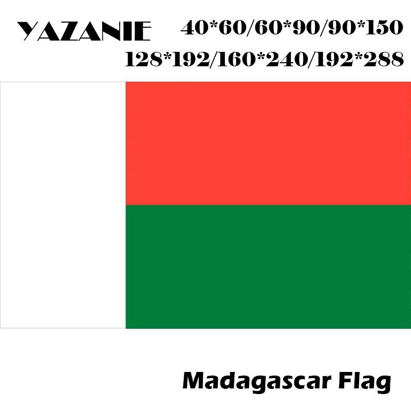 YAZANIE 60*90 см/90*150 см/120*180 см/160*240 см Флаг Madagascar NO.1 NO.2 NO.3 NO.4 флаги стран мира и баннеры