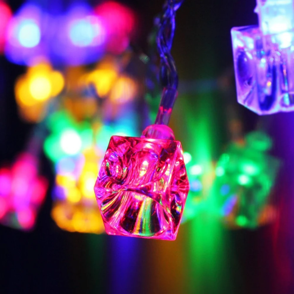 BRELONG Водонепроницаемый 4 м 28LED декоративные рождественские фонарики RGB ЕС Plug