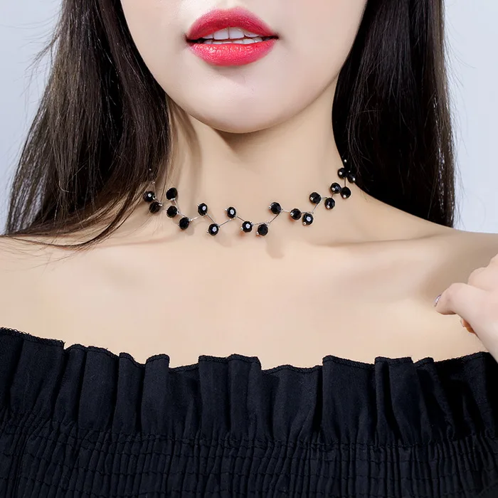 Style07 Silver Красивый ошейник с бабочкой для женщин короткая рыба/цепь жемчуг подарок, ожерелье с подвеской этническое богемское Колье чокер - Окраска металла: Style07 Silver