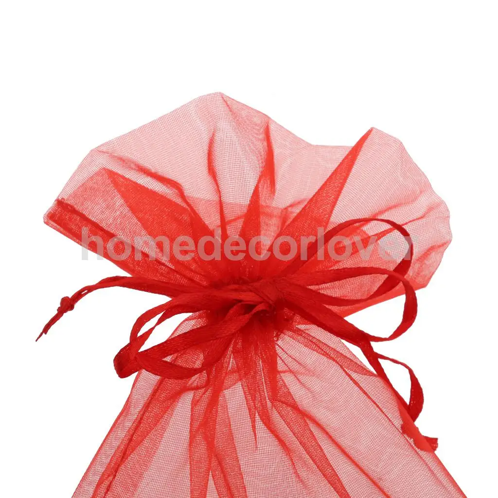 10 шт. прозрачная подарочная Сетчатая Сумка на шнурке для винных бутылок товары