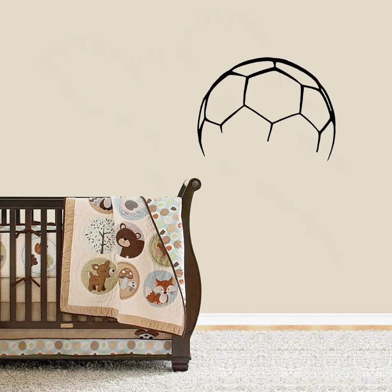 YOJA 41.8CM*49CM Interesting Football Sport PVC Wall Sticker Personalized W2-108 | Дом и сад