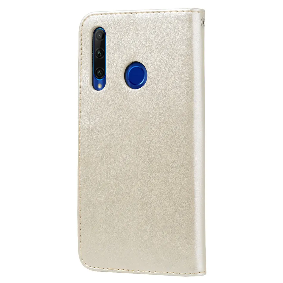 Роскошный чехол с цветком розы для huawei P20 Lite mate 20 Pro P Smart Z Y5 Y6 Y7 Prime Y9 Одноцветный чехол-кошелек DP17E