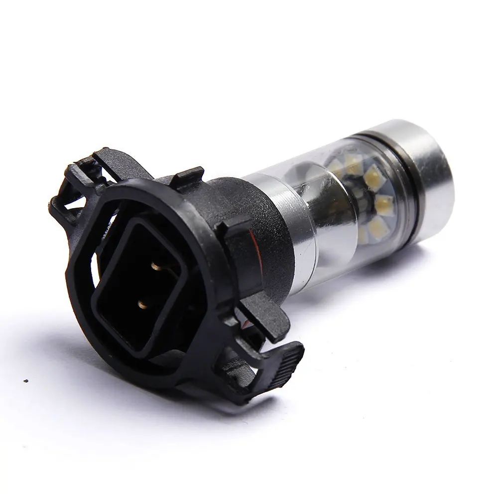 2 шт. белые 100 Вт 20SMD CREE чип высокой мощности 5202 5201 2504 PSX24W H16 светодиодные лампы для