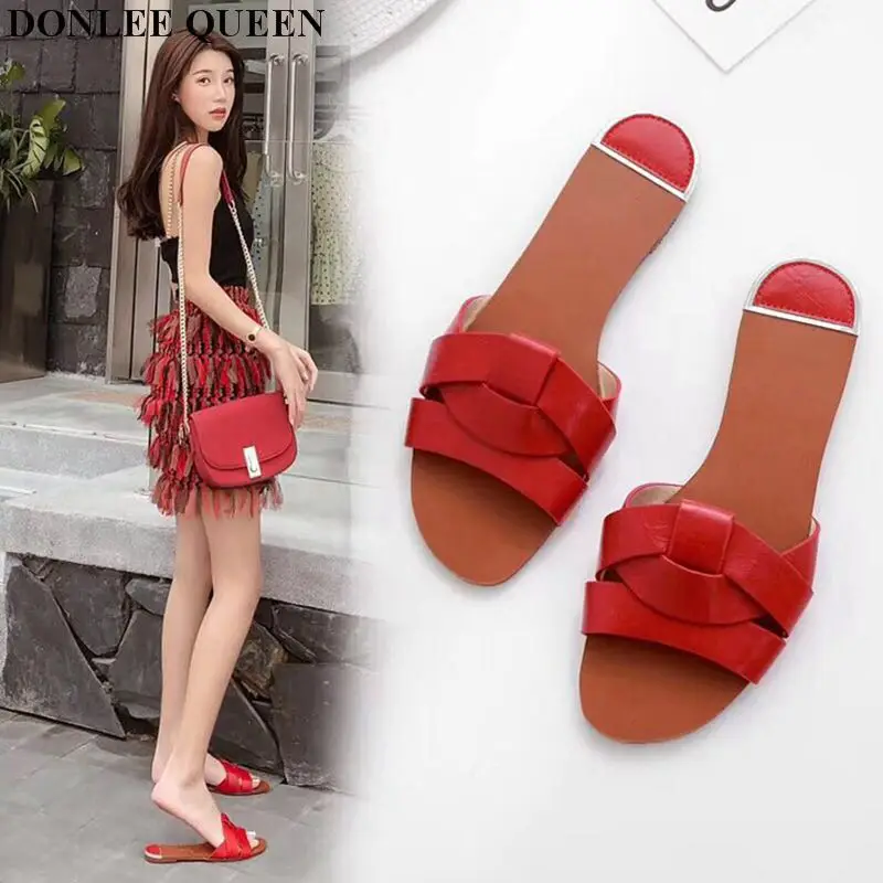 2019 Summer Women Slippers Flat Slip On Slides Outdoor Narrow Brand Flip Flops Causal Shoes Platform Sandals Beach Slipper | Обувь