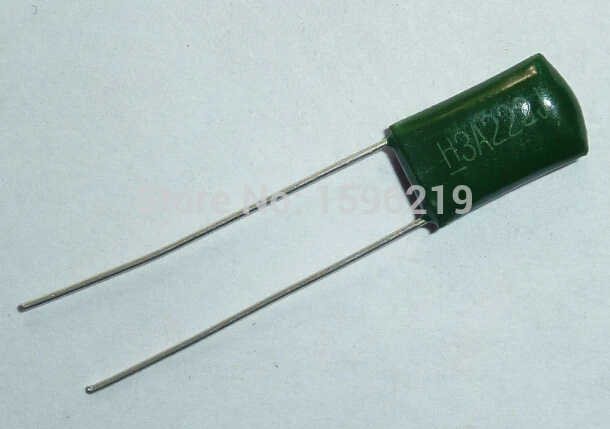 10 шт. Майларовый пленочный Конденсатор 1000 В 3A222J 2200pF 2.2nF 3A222 5% 1KV полиэфирный