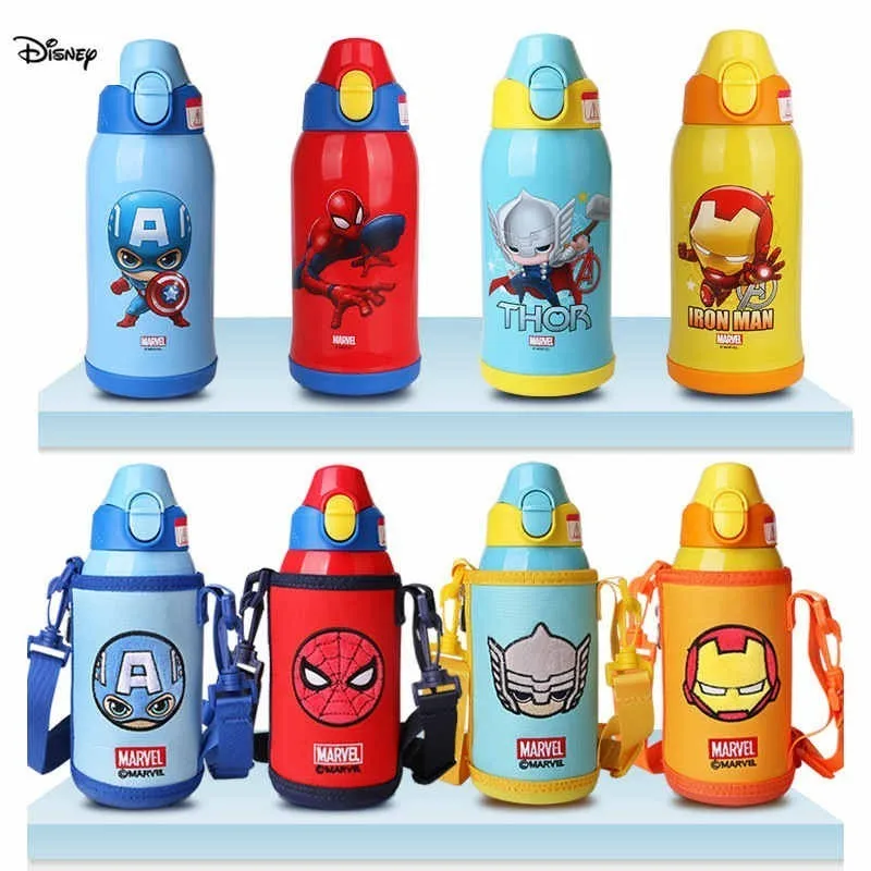 Новинка 2019 термос с тремя крышками Disney для детей 600 мл Набор чашек чашкой