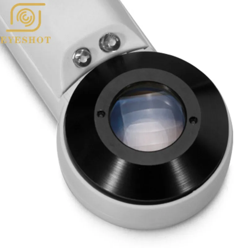 EYESHOT мини 1 шт. 40X Фотоэлектрические увеличительные очки ручной двойной свет светодиодный Лупа оптическая инструменты
