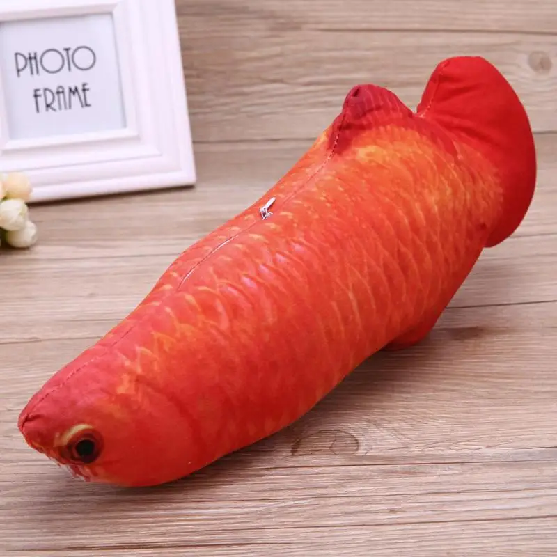 Рыба Моделирование игрушки кошки Фаршированная Рыба с кошачьей мяты для домашнего животного забавная игра котенка погремушка царапинам Поймайте Обучение игрушки D3