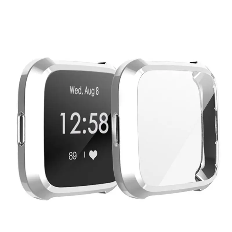 Smart Watch TPU Case Cover for Fitbit Versa Lite Silicone Electroplated Protective Cases | Электроника