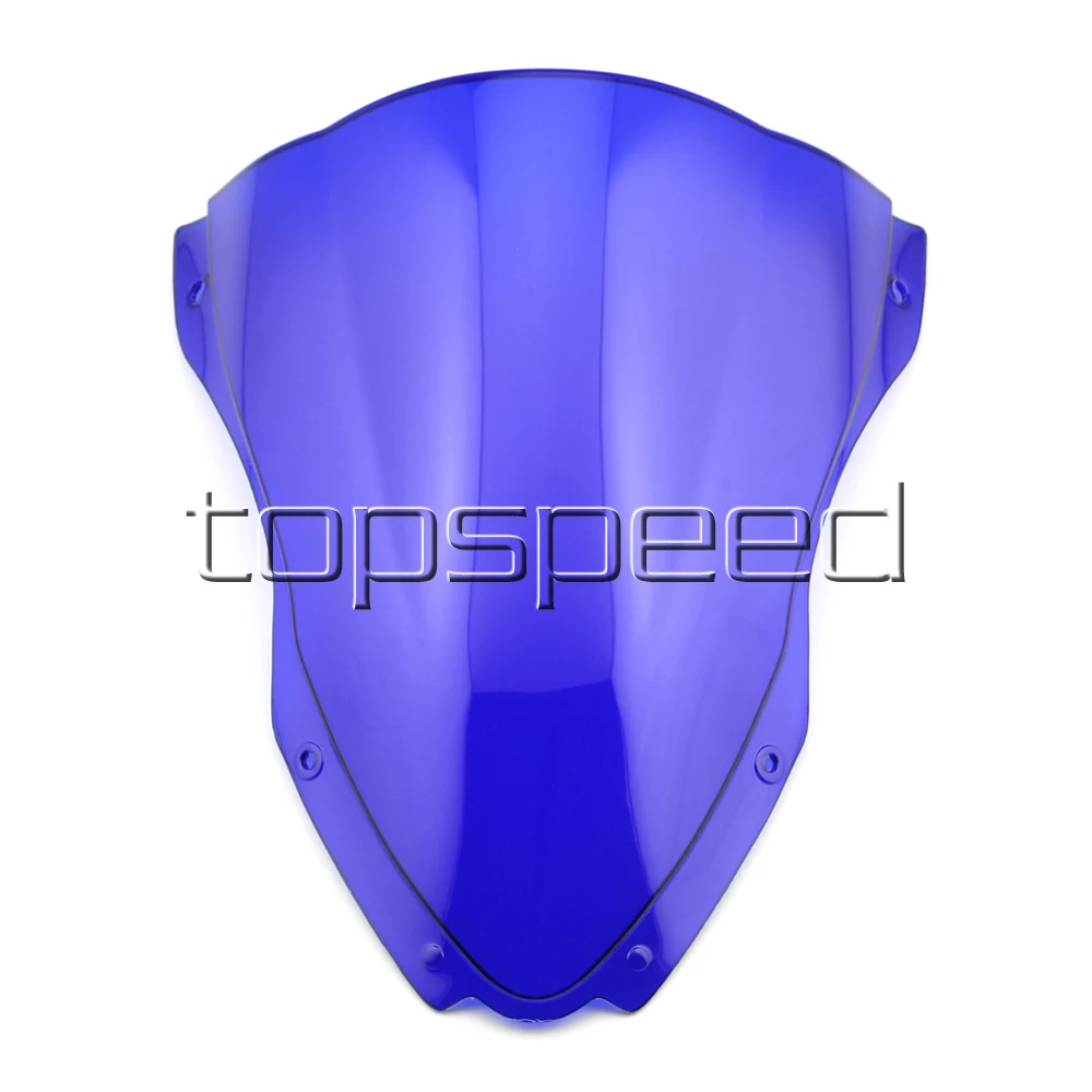 

Motorcycle Windshield Windscreen For Kawasaki Ninja ZX10R 2016 2017 Blue