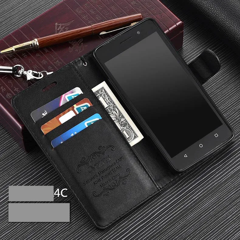 Чехол книжка из искусственной кожи для Huawei Honor 4C|Бамперы| |