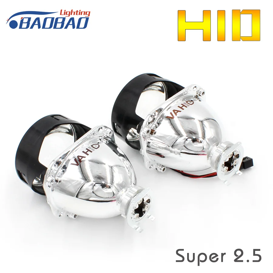 

BAOBAO 2.5inch Car VA HID Bi-Xenon Hid Xenon Projector Lens WST Lens Use H1 Bulb Car Styling Universal Use Car HID Headlight