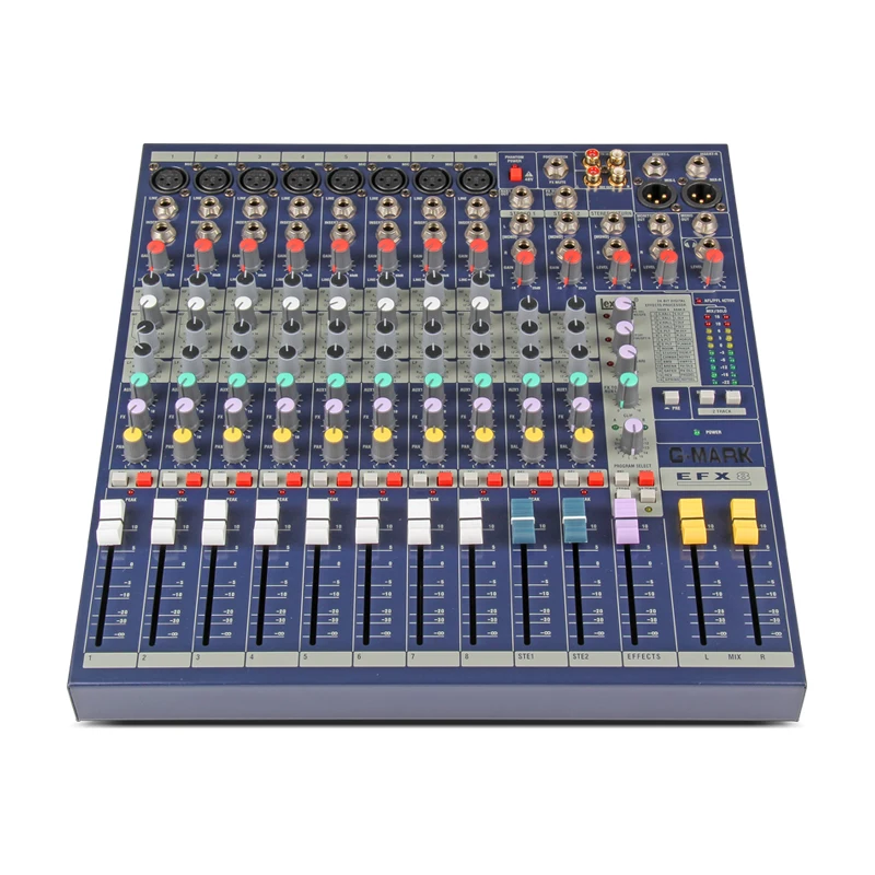 G MARK EFX8 звуковой микшер аудио консоли цифровых эффектов 24 бит DSP процессор зал