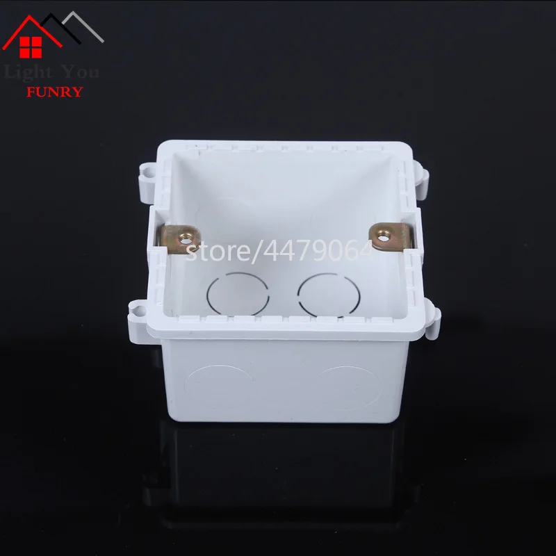 Switch Socket junction installation box universal box multi-splicing box flame retardant bottom box 86mm*86mm*50mm