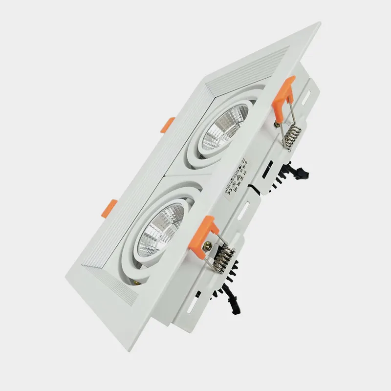 Квадратный встраиваемый cветодиодный светильник downlight удара светодиодный