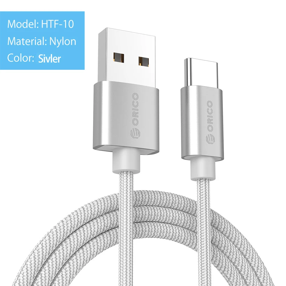 ORICO Тип usb C Тип кабеля type-c кабель передачи данных для быстрой зарядки USB Зарядное устройство для Xiaomi Mi9 Redmi Note 7 Meizu Pro 6 huawei Коврики 20 Pro